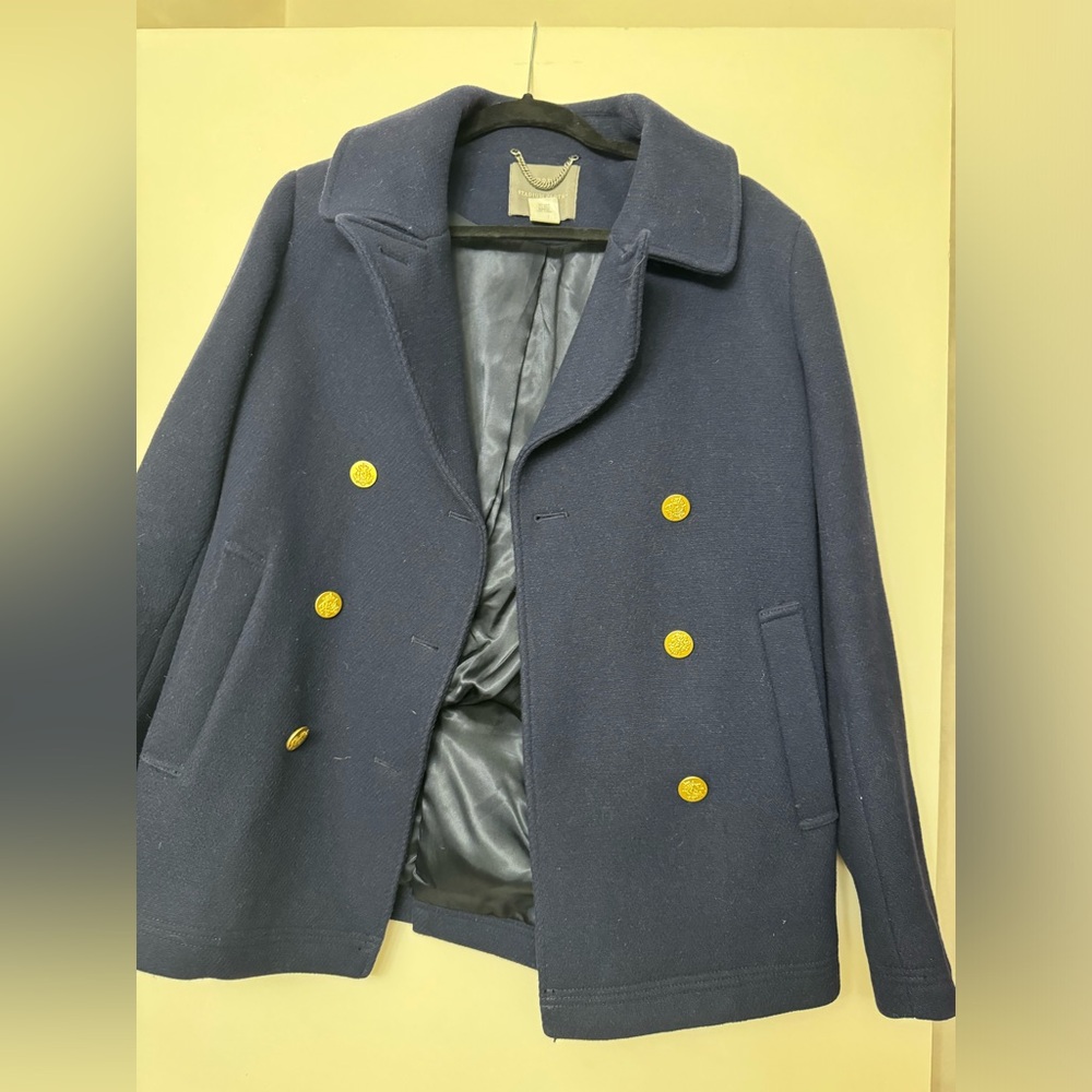 J. Crew Stadium Nello Gori Peacoat 8 - Picture 10 of 12